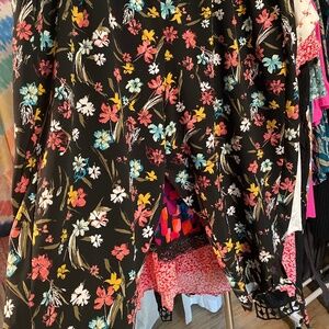 Cropped flower pants